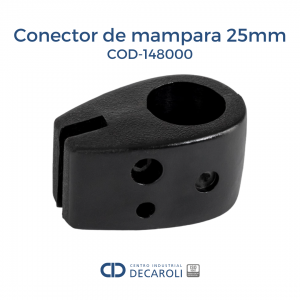 Conector de mampara 25mm